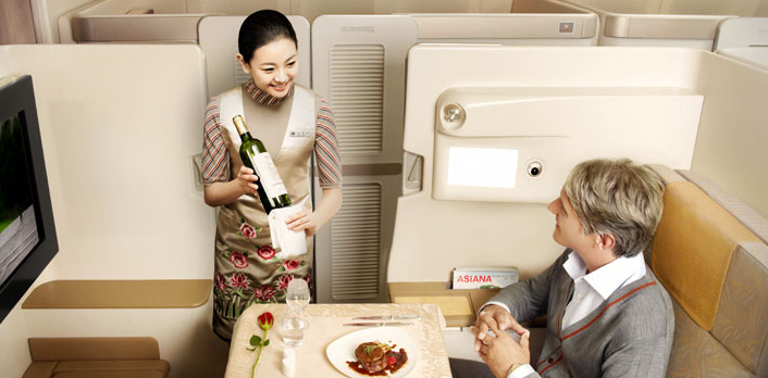 Asiana's first class suite