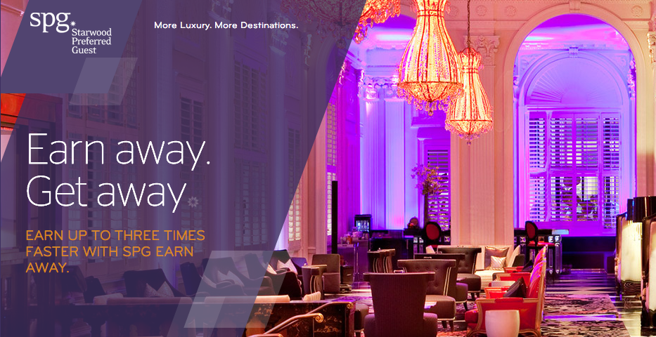Earn 2x and 3x Points at Starwood Hotels