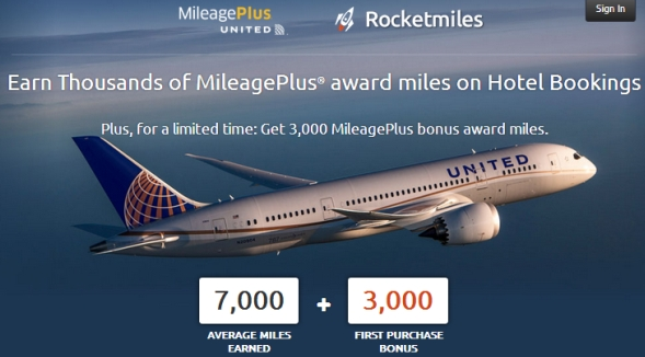 Rocketmiles – Earning Airline Reward Points for Hotel Stays & 100,000 United MileagePlus Sweepstakes Entry!