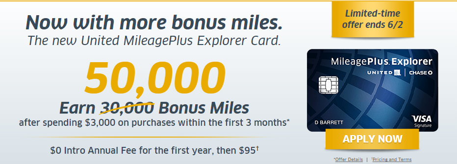 One More Day for United MileagePlus 55,000 Point Bonus!