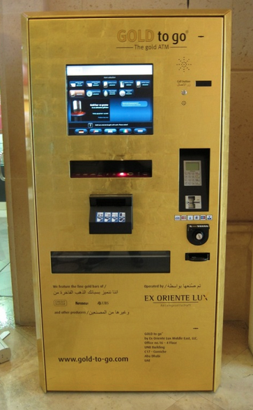 Get your gold to go at one of the UAE's gold ATM's