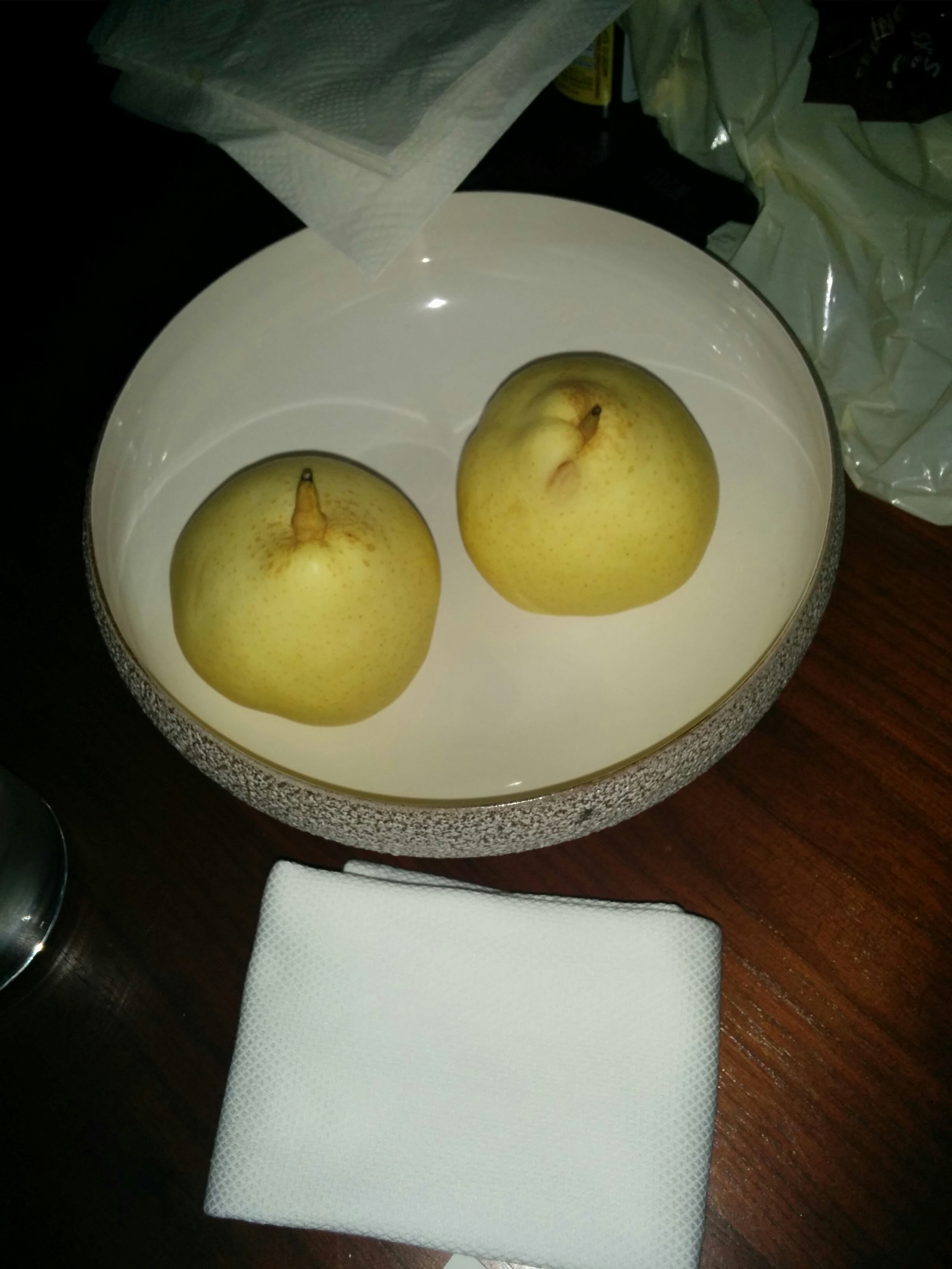 Asian pears - they were amazing!