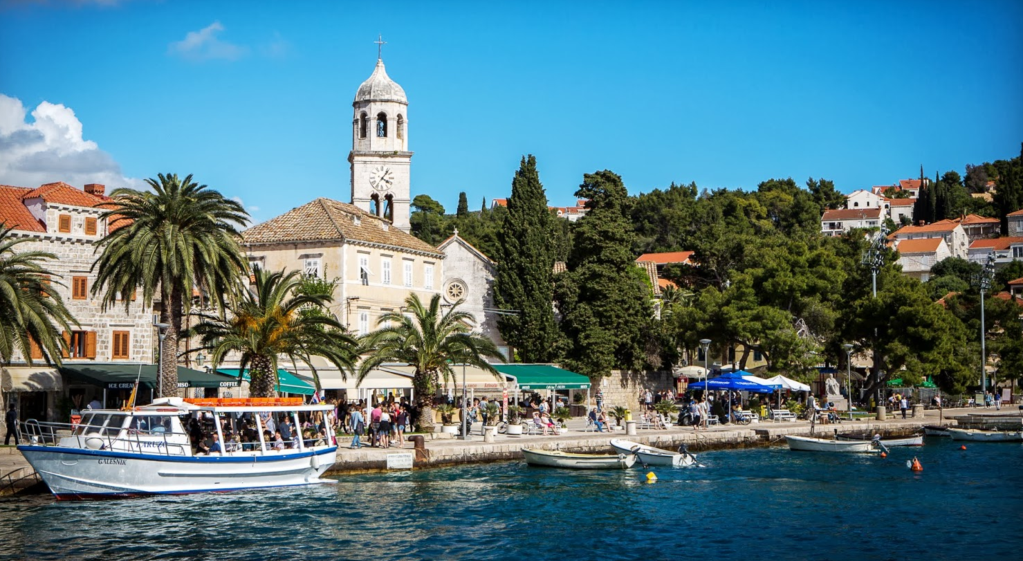 The beautiful town of Cavtat just outside of Dubrovnik
