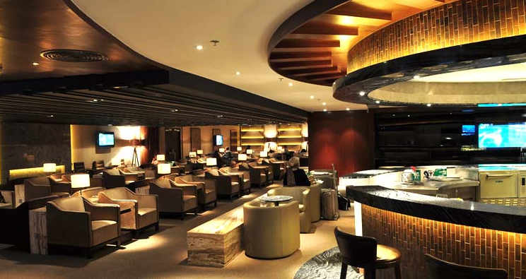 The Plaza Premium Lounge in Hong Kong - Part of the Priority Pass Network
