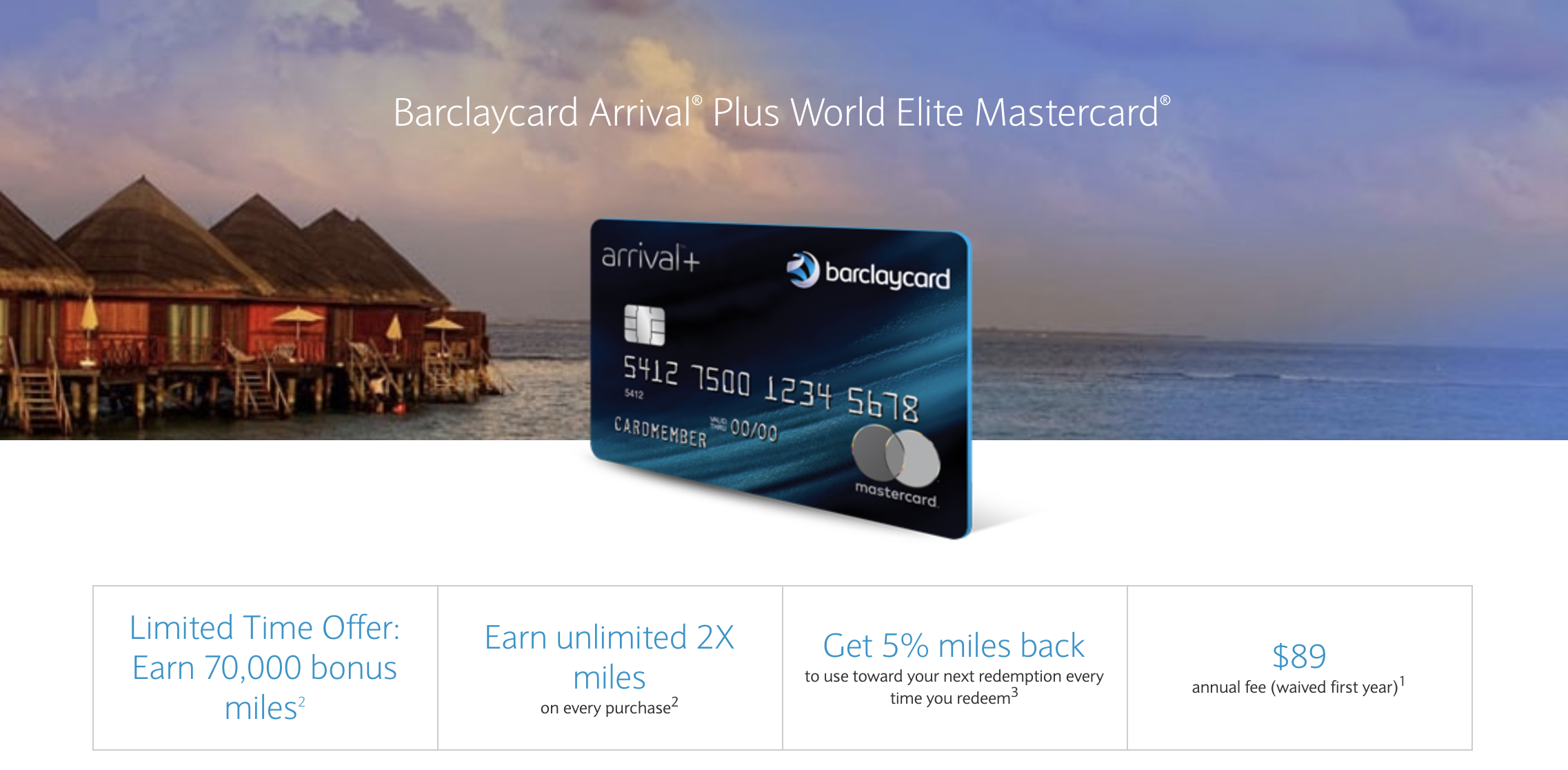 a credit card on a website