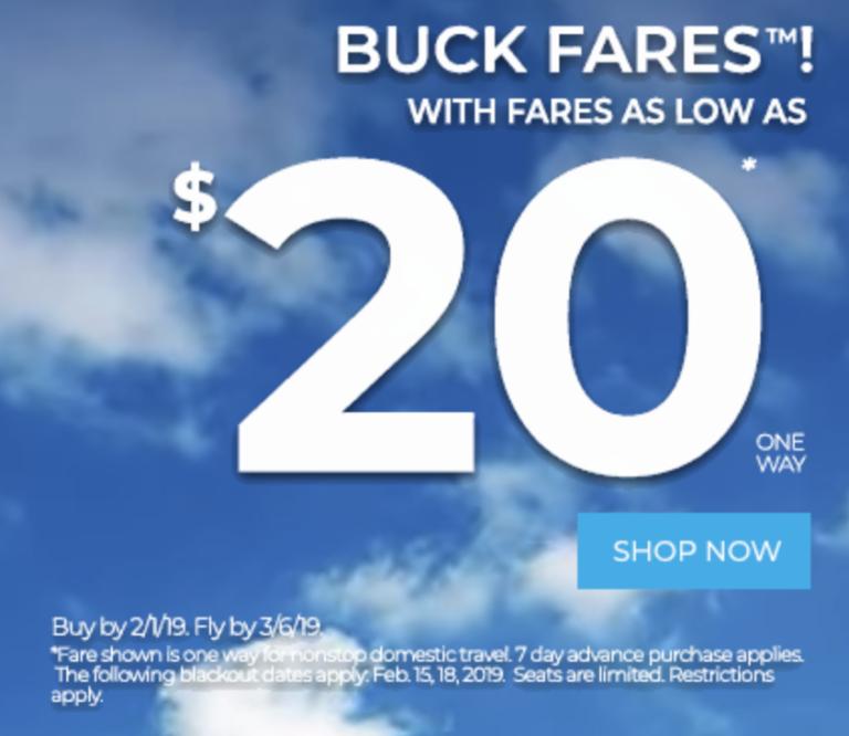 Frontier Airlines Sale: Fly Across the US for $19 One Way